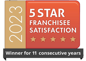 2023 5 Star Franchisee Satisfaction logo